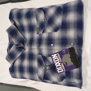 Dixxon The Midway Flannel size XL, Snap buttons